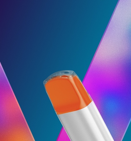 VEEV NOW banner with Peach flavour disposable vape 